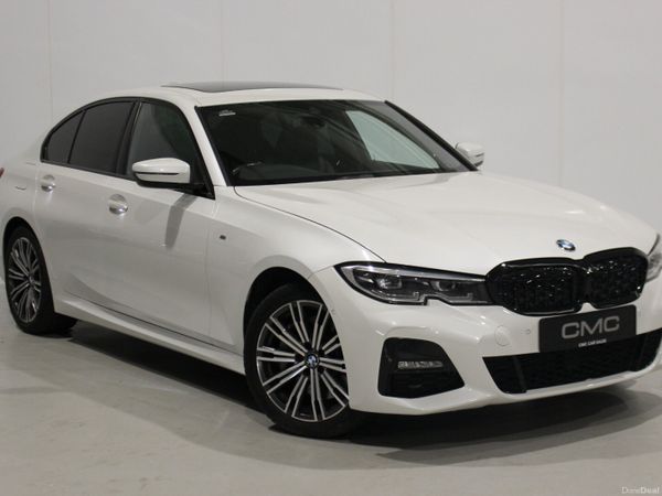 BMW 3-Series Saloon, Petrol Hybrid, 2020, White
