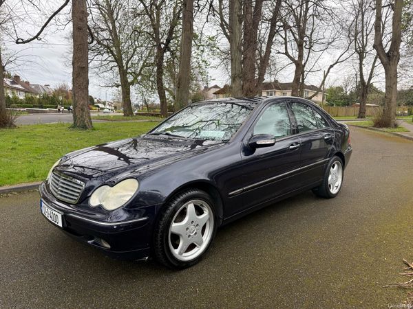 Mercedes-Benz C-Class Saloon, Petrol, 2002, Blue