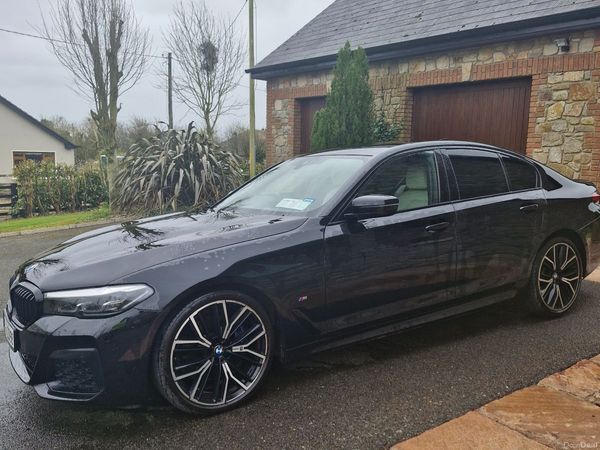 BMW 5-Series Saloon, Diesel, 2021, Black