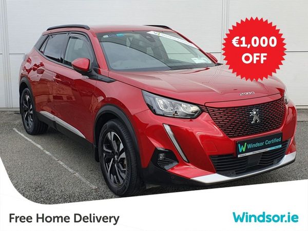 Peugeot 2008 MPV, Electric, 2022, Red