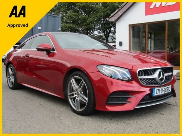 Mercedes-Benz E-Class Coupe, Diesel, 2017, Red