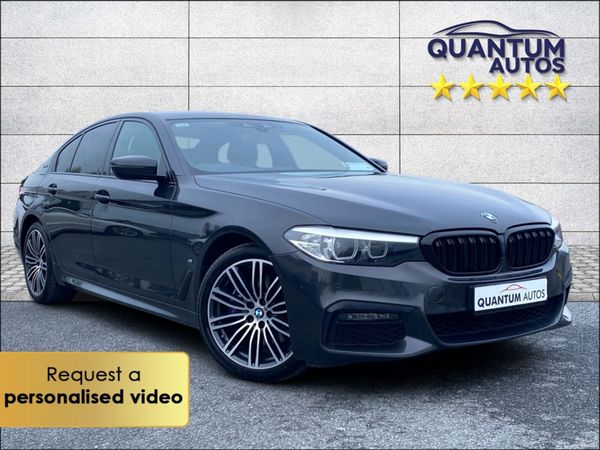 BMW 5-Series Saloon, Petrol Plug-in Hybrid, 2018, Grey