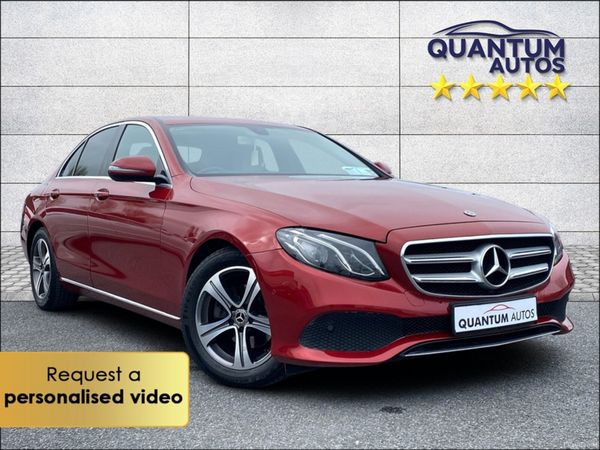 Mercedes-Benz E-Class Saloon, Diesel, 2018, Red