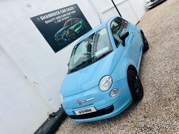 Fiat 500 Hatchback, Petrol, 2012, Blue