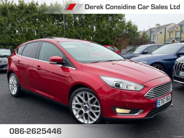 Ford Focus Hatchback, Diesel, 2018, Red
