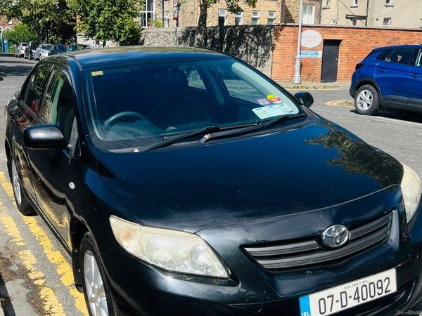 Toyota Corolla Saloon, Petrol, 2007, Black