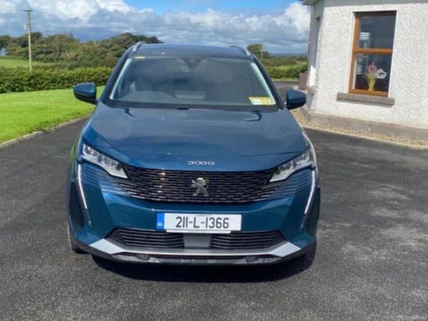 Peugeot 3008 MPV, Petrol Plug-in Hybrid, 2021, Blue