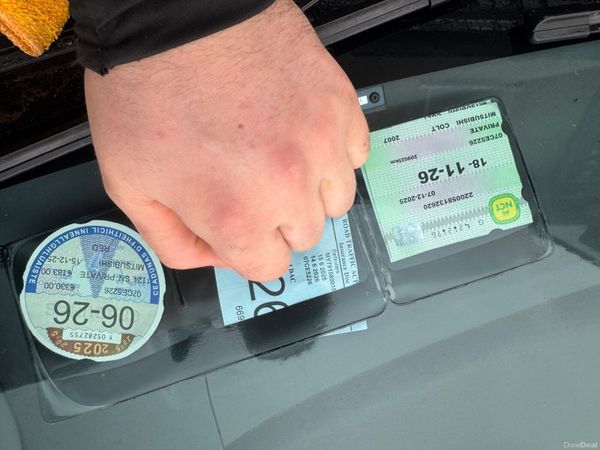 Mitsubishi Colt Hatchback, Petrol, 2007, Red