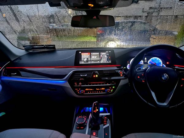 BMW 5-Series Saloon, Diesel, 2017, Blue