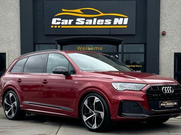 Audi Q7 Estate, Diesel Hybrid, 2021, Red