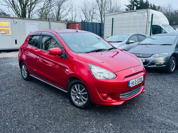 Mitsubishi Mirage Hatchback, Petrol, 2014, Red