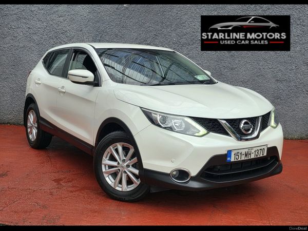 Nissan Qashqai Hatchback, Petrol, 2015, White