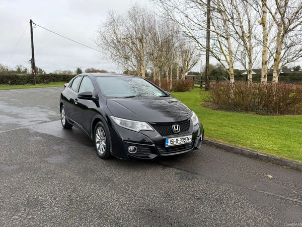 Honda Civic Hatchback, Diesel, 2015, Black