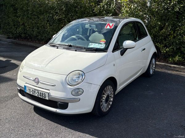 Fiat 500 Hatchback, Petrol, 2011, White