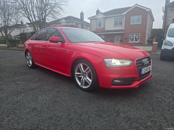 Audi A4 Saloon, Diesel, 2013, Red