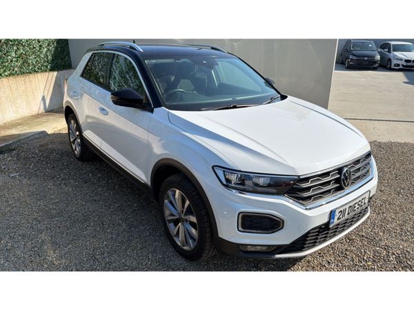 Volkswagen T-Roc Hatchback, Diesel, 2021, White