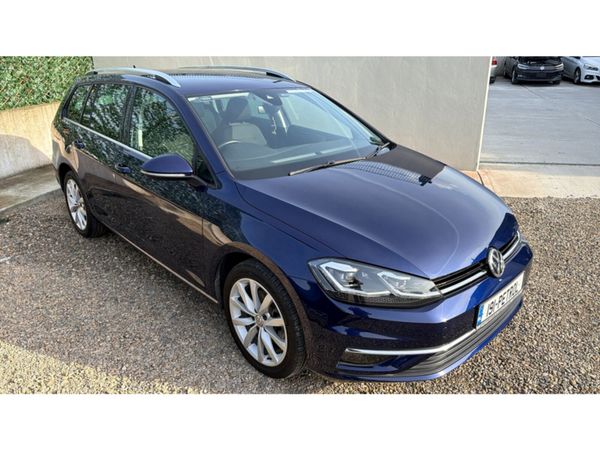 Volkswagen Golf Estate, Petrol, 2019, Blue