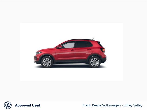 Volkswagen T-Cross SUV, Petrol, 2025, Red