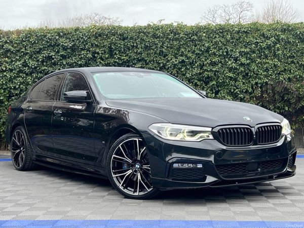 BMW 5-Series Saloon, Petrol Plug-in Hybrid, 2019, Black