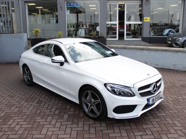 Mercedes-Benz C-Class Coupe, Diesel, 2018, White