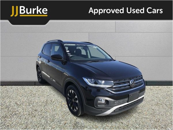 Volkswagen T-Cross Hatchback, Petrol, 2022, Black