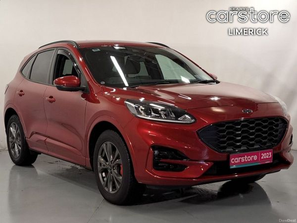 Ford Kuga SUV, Petrol Plug-in Hybrid, 2023, Red