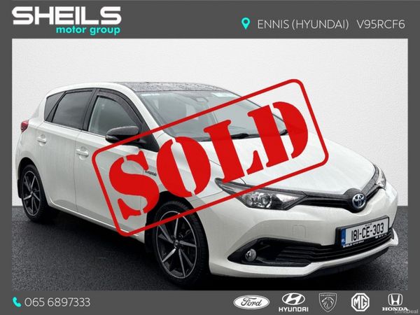 Toyota Auris MPV, Petrol Hybrid, 2018, White