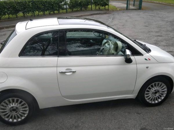 Fiat 500 Hatchback, Petrol, 2008, White