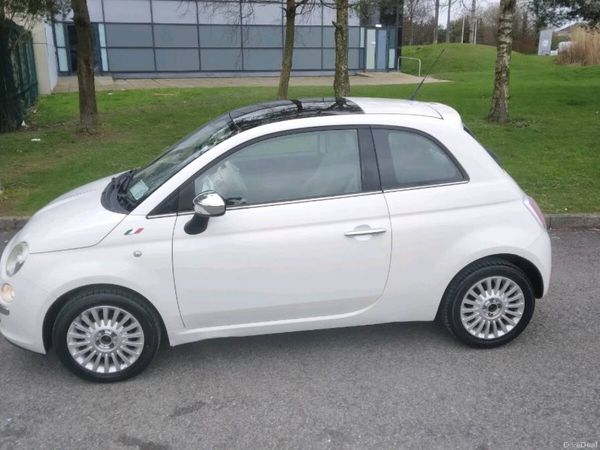 Fiat 500 Hatchback, Petrol, 2008, White