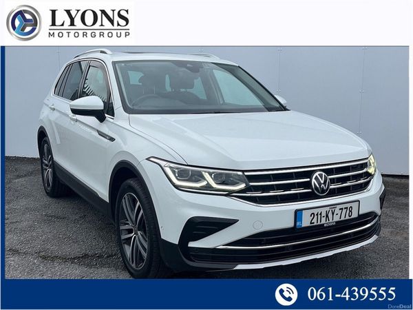 Volkswagen Tiguan SUV, Diesel, 2021, White