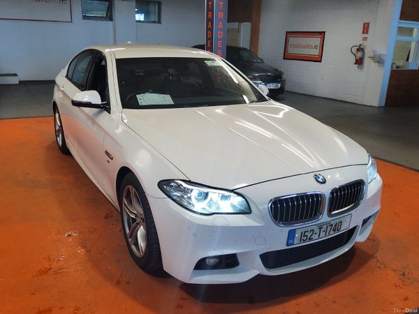 BMW 5-Series Saloon, Diesel, 2015, White