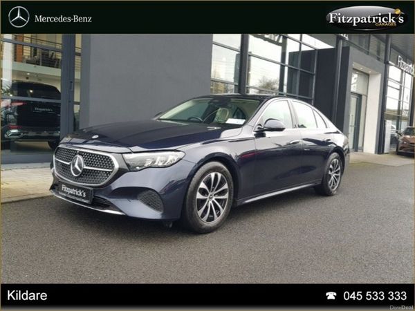 Mercedes-Benz E-Class Saloon, Diesel Hybrid, 2024, Blue