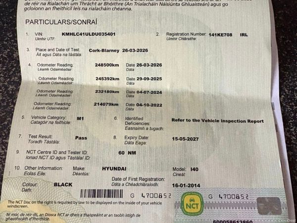 Hyundai i40 Saloon, Diesel, 2014, Black