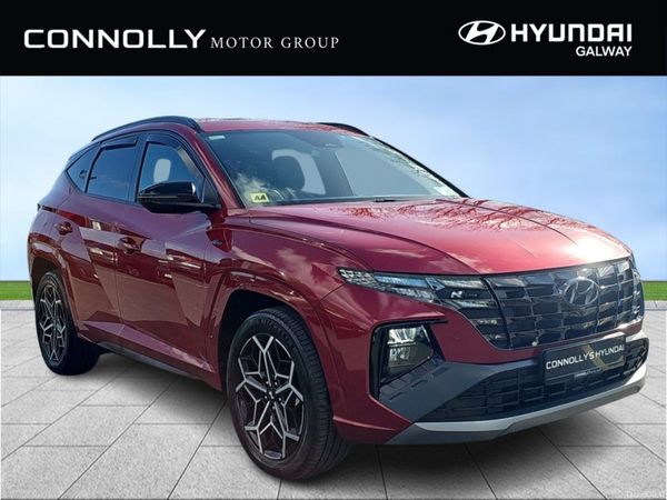 Hyundai Tucson SUV, Petrol Plug-in Hybrid, 2023, Red