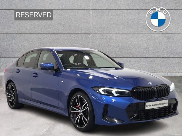 BMW 3-Series Saloon, Petrol Plug-in Hybrid, 2024, Blue
