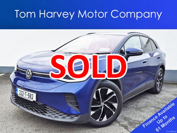 Volkswagen ID.4 SUV, Electric, 2022, Blue