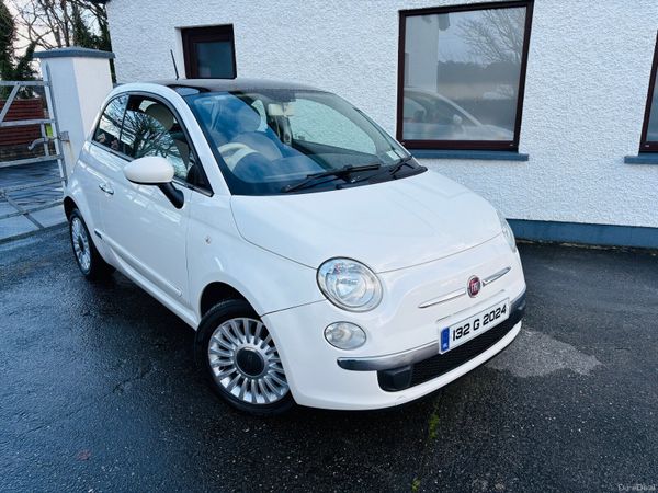 Fiat 500 Hatchback, Petrol, 2013, White
