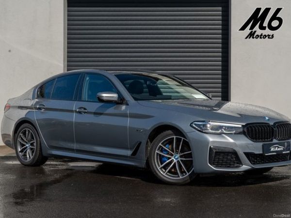 BMW 5-Series Saloon, Petrol Hybrid, 2022, Grey