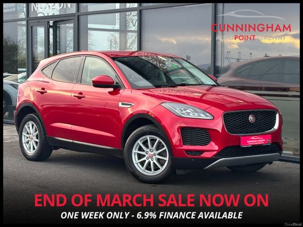 Jaguar E-Pace SUV, Diesel, 2019, Red