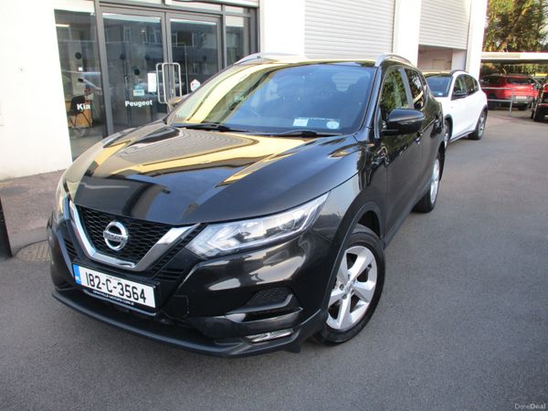 Nissan Qashqai MPV, Petrol, 2018, Black
