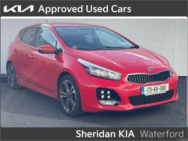 Kia Ceed Hatchback, Petrol, 2017, Red