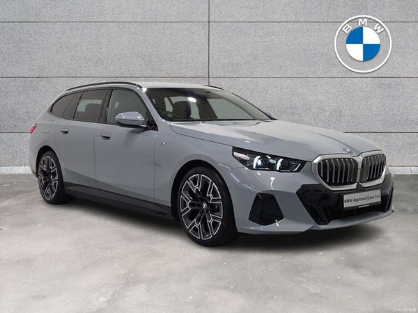 BMW 5-Series Estate, Petrol Hybrid, 2025, Grey