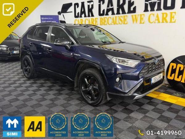 Toyota RAV4 Estate, Petrol Hybrid, 2019, Blue