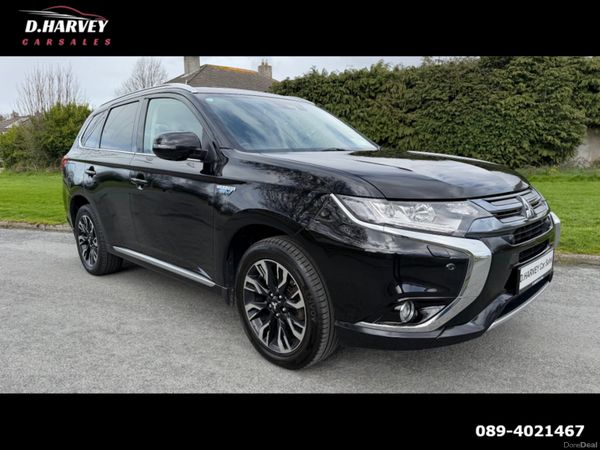 Mitsubishi Outlander SUV, Petrol Plug-in Hybrid, 2018, Black