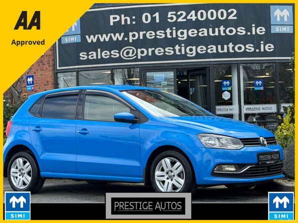 Volkswagen Polo Hatchback, Petrol, 2015, Blue