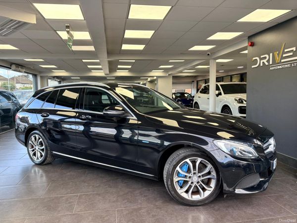 Mercedes-Benz C-Class Estate, Petrol Plug-in Hybrid, 2016, Black