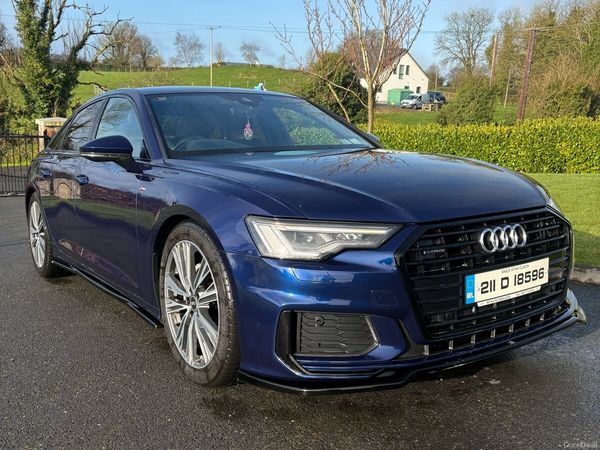 Audi A6 Saloon, Diesel, 2021, Blue