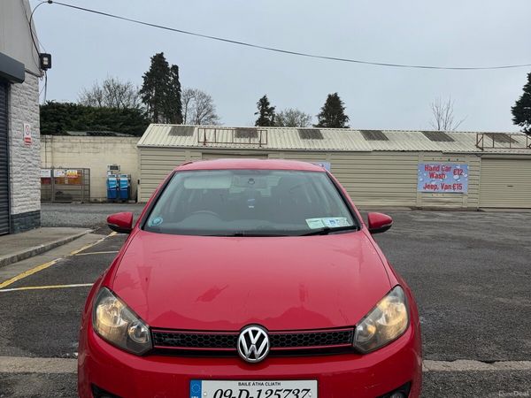 Volkswagen Golf Hatchback, Diesel, 2009, Red
