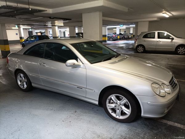 Mercedes-Benz CLK Coupe, Petrol, 2002, Silver