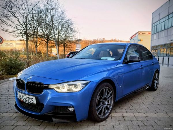 BMW 3-Series Saloon, Petrol Plug-in Hybrid, 2018, Blue